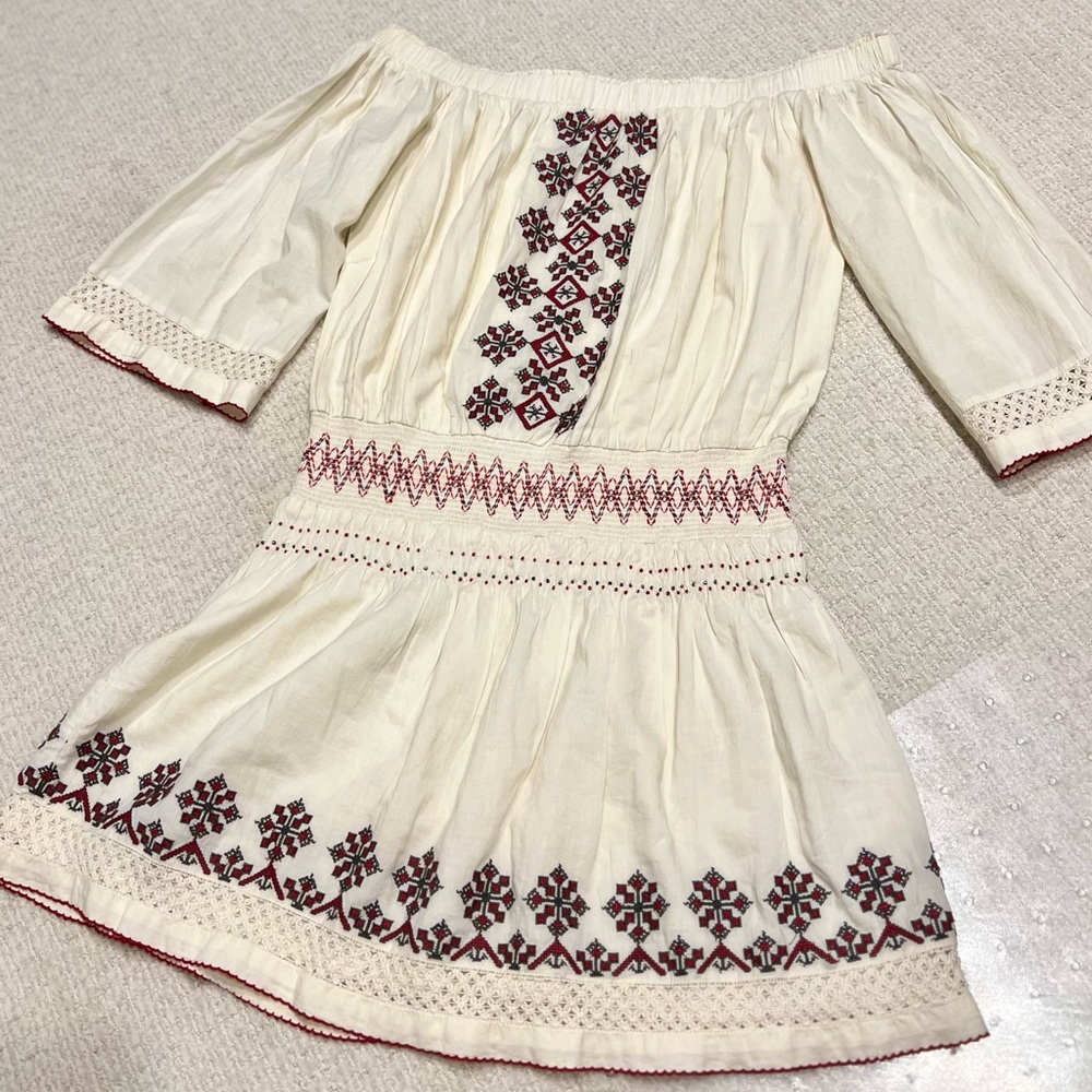 Tularosa Marietta Boho Embroidered Dress